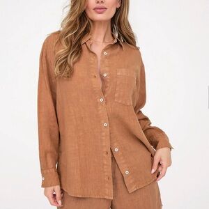 Mate the Label Oversized Linen Shirt